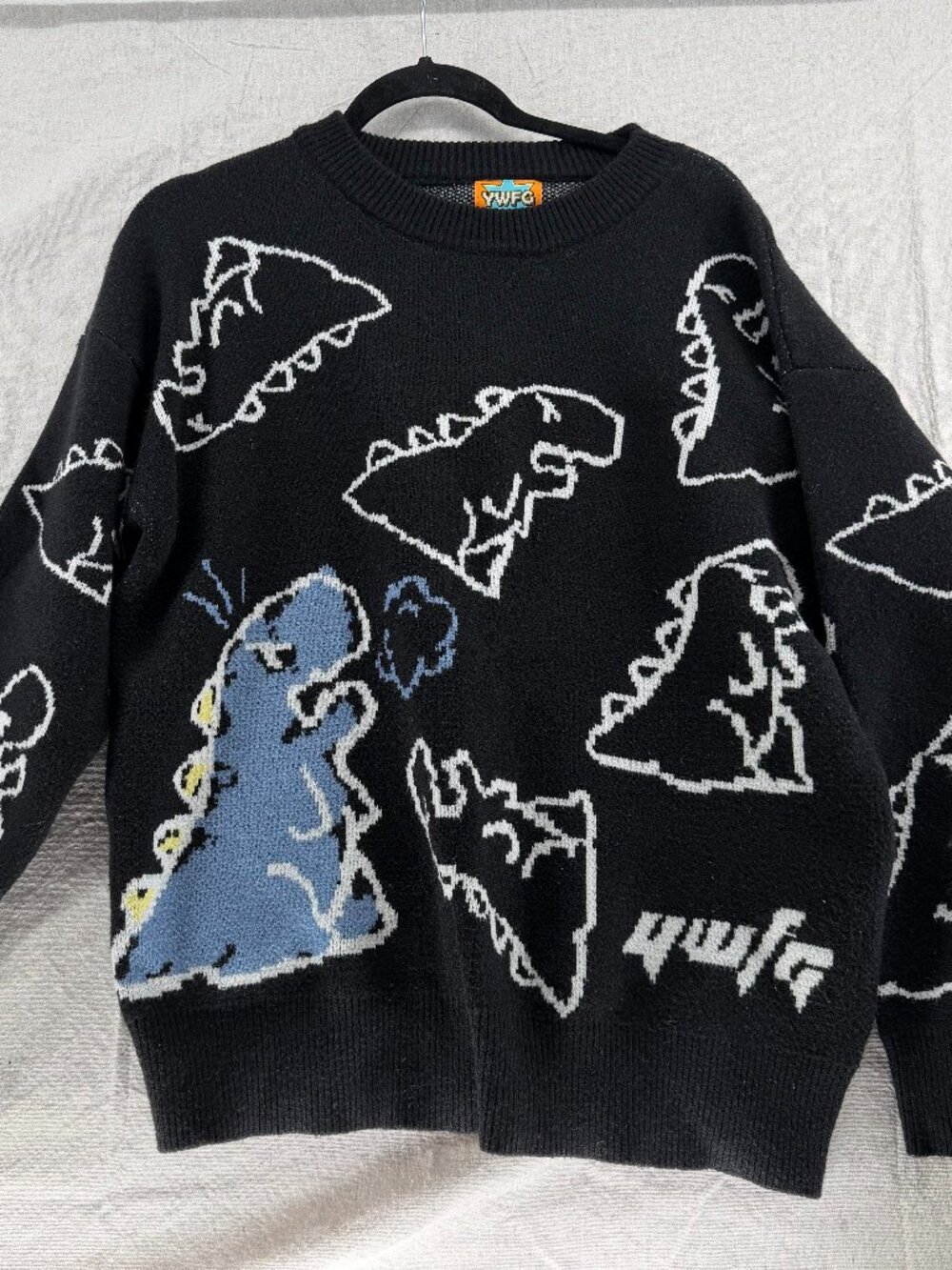 Women's/Men's YWFG Dinosaur Sweater size XL